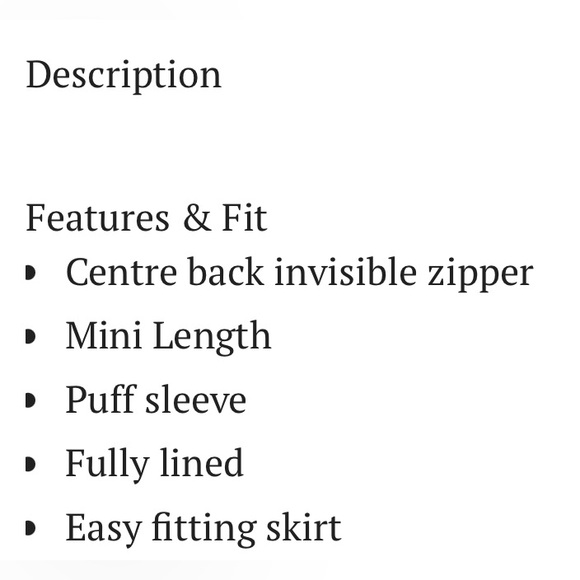 Park&Fifth Mini Watson Dress - worn once - Picture 4 of 4